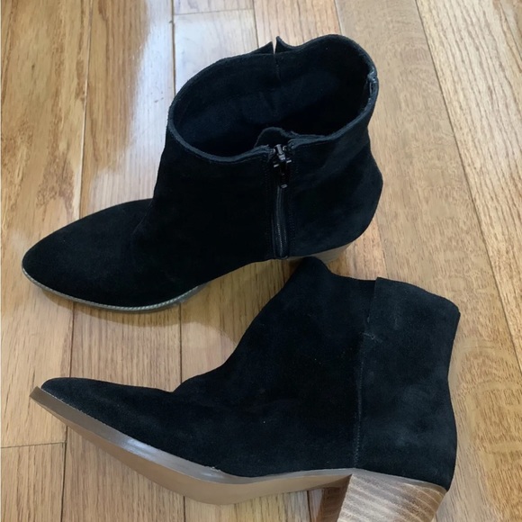 Matisse Black suede Booties Size 8.5 - Picture 5 of 9